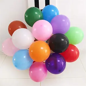 Combo ( Pack of 100 Pcs Balloons + Free Cartoon Striker ) Party Products HD Metallic Finish Balloons for Brthday / Anniversary Party Decoration (( 100 Pcs Balloon Mix Colour ))