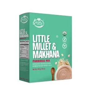 Organic Little Millet & Makhana Porridge Mix 200g (Without Nuts)