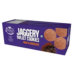 Ragi Choco Jaggery Cookies - kidsss Snack Ms 150 G