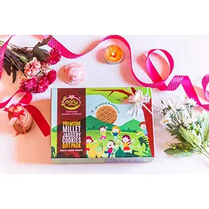 Jaggery Cookies Children Snack Gift Box | Millet Biscuit Gift Box
