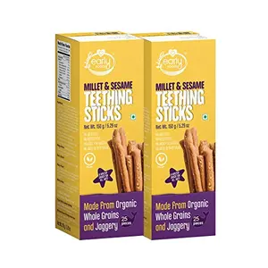 Pack of 2 : Millet & Sesame Teething Sticks 150g