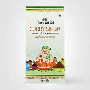 Fine Herbs Curry Singh for Both Veg & Non-Veg Dishes | Curry Mix Powder | 100 Gram
