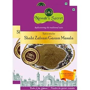 Nawab's Secret Zafrani (Saffron) Shahi Garam Masala (Pack of 2)