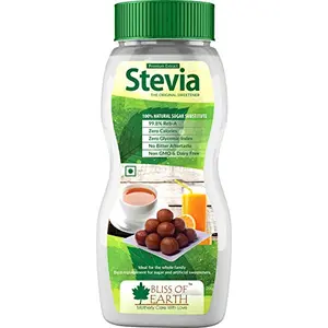 Bliss of Earth 99.8% REB-A Purity Stevia Powder Natural & Sugarfree Zero Calorie Zero GI Keto Sweetener 200GM