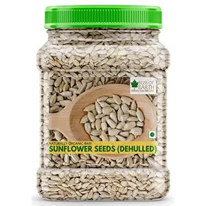 Bliss of Earth Dehulled Sunflower Seeds 600gm for Eating & Weight Loss Naturally Organic Superfood