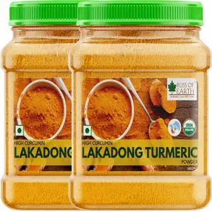Bliss of Earth 1KG High Curcumin Certified Organic Lakadong Turmeric Powder for Daily Cooking