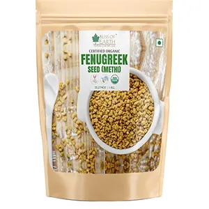 Bliss of Earth USDA Organic Whole Fenugreek Seeds Sabut Methi 1kg