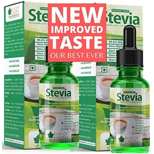 Bliss of Earth 2X30ml Original 99.8% REB-A Stevia Liquid Drops New Improved Taste Glycerin Free Keto Sugarfree
