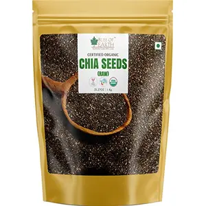 Bliss of Earth USDA Organic Raw Chia Seeds For Weight Loss 1kg Raw Super Food