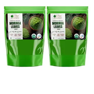 Bliss of Earth 2x250GM USDA Organic Moringa Leaves Powder For Weight Loss Super Food Dietary Supplement Pack Of 2