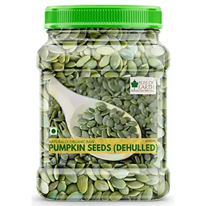 Bliss of Earth Dehulled Pumpkin Seeds 600gm for Eating & Weight Loss Naturally Organic Superfood