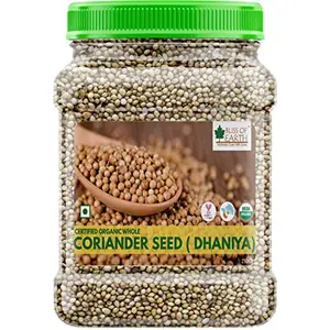 Bliss of Earth USDA Organic Whole Coriander Seeds Sabut Dhaniya 250gm