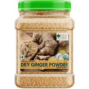 Bliss of Earth Certified Organic Dried Ginger Powder for Tea Pure Antioxidant Super Food 500GM