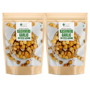 Bliss of Earth Naturally Organic Kashmiri Garlic Single Clove Kashmiri Ek Pothi Lahsun 2x1kg Pack Of 2