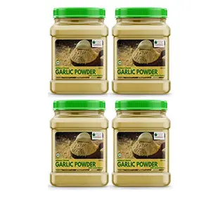Bliss of Earth Naturally Organic Garlic Powder Dried For Cooking Pack Of 4 (500gm Each)