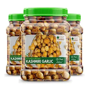 Bliss of Earth Naturally Organic Kashmiri Garlic From Indian Himalayas Single Clove Kashmiri Ek Pothi Lahsun Snow Mountain Garlic Pack Of 3 (500gm Each)