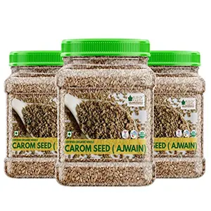 Bliss of Earth 3x400gm Certified Organic Carom Seed