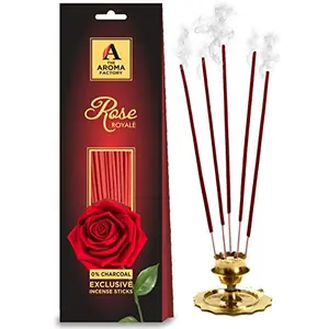 Rose Gulab Agarbatti Incense Stick & 100% Herbal (30 gm)