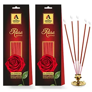 RoseÃ Royale Incense Sticks Agarbatti 60 Sticks (2 Packs)