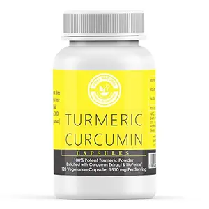 Turmeric Curcumin Capsule Enriched with Bioperine 120 Veggie Caps