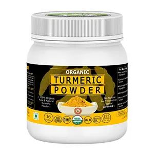 Organic Turmeric Powder (Curcuma Longa) - 454 GM USDA Certified I 100% Pure & Natural I Many Benefits with Delicious Foods & Spices I Many Health Benefits I RAW NO PRESERVATIVE NON GMO