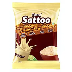 Manna Sattu Atta 500g 100% Channa Sattu Roasted Gram Atta Flour