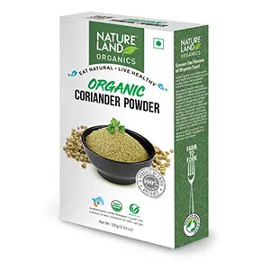 Natureland Organics Coriander Powder 100 gm (Pack of 5)