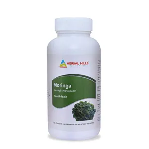 Herbal Hills Moringa Oliefera Tablets | Moringa Tablet | Moringa Leaf Tablet - (120 Tablets)