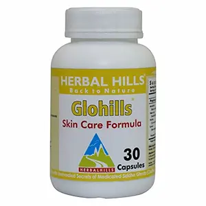 Herbal Hills Glohills Capsules Skin Care (30 Capsules) Skin Glow Capsule