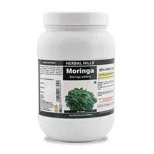 Herbal Hills Moringa Oliefera Tablets | Moringa Leaf Tablet | Moringa Tablets (700 Tablets)
