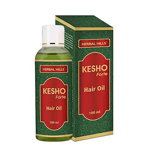 Herbal Hills Kesho Forte Ayurvedic Hair Oil 100 ml Hair Care Natural Hair Growth (Single Pack)