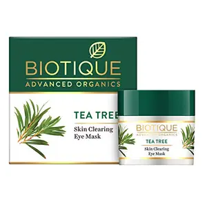 Biotique Tea Tree Skin Clearing Eye Mask Green 15 g