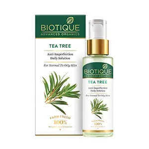 Biotique Tea Tree Anti-Imperfection Daily Solution Face Serum for Normal to Oily Skin 30ml