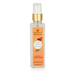 Just Herbs Myrrh Sandalwood Restorative Face Toner for Oily to Combination Skin type - 100 ML