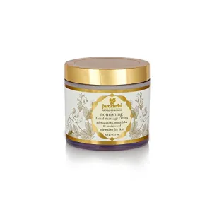 Just Herbs Ayurvedic Herbal Nourishing Facial Massage Cream for Dry skin Chemical Free For Men & Women - 100 GM