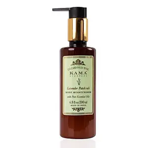 Kama Ayurveda Lavender Patchouli Body Moisturiser with Pure Essential Oils of Lavender and Patchouli 200ml