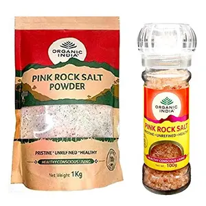 ORGANIC INDIA Rock Salt (Salt with Crusher)