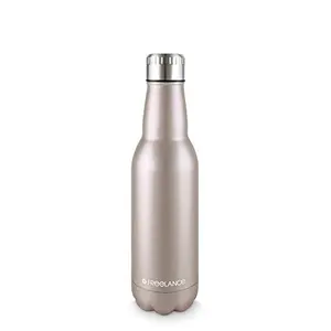 Freelance Atlantic Vacuum Insulated Stainless Steel Flask Water Beverage Travel Bottle 500 ml Golden (1 Year Warranty)