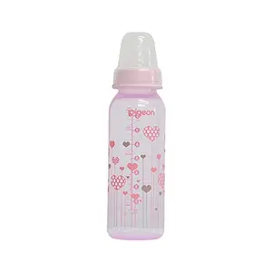 Pigeon Baby Feeding Bottle Peristaltic Clear Nursing Bottle RPP Abstract Transparent 240 ml (88106)