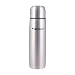 Wonderchef Hot-Bot Double Wall Stainless Steel Vacuum Insulated Hot and Cold Flask 1000 ml