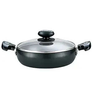 Prestige Hard Anodised Cookware Saute Pan 240 mm Black