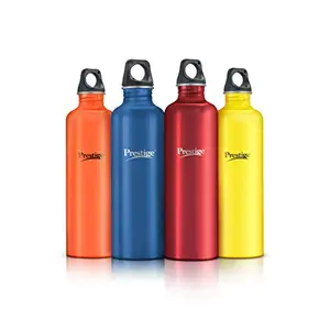 Prestige Colored stainless steel water bottle (pswbc 13) 750 ml each (Red yellow blueOrange)