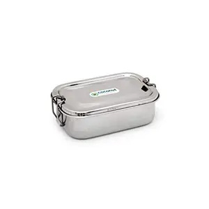 Coconut Stainless Steel Lunch Box 1 Container Rectangle Shape Single (500ml)
