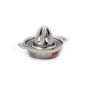 Coconut KCL Stainless Steel Express Citrus Hand Juicer/Squeezer (Silver)