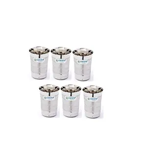 Coconut Stainless Steel A10 Water Glass Set of 6