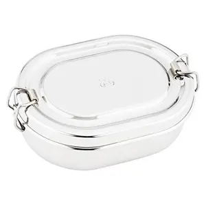 Butterfly Ruby Stainless Steel Lunch Box (Silver)