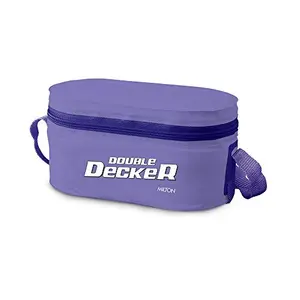 Milton Double Decker Plastic Lunch Box Purple