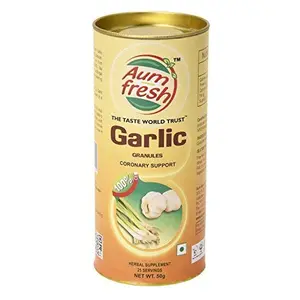 Organic Garlic Granules - 50 gm (1.41 Oz)
