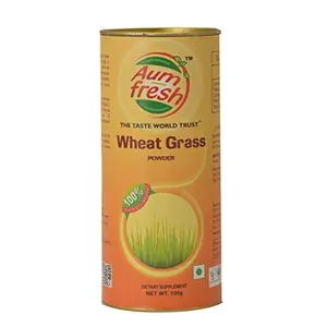 Organic Wheatgrass Powder - 100 gm (3.52 Oz)