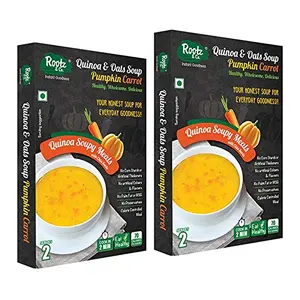 Quinoa And Oats Pumpkin Carrot Soupy Meal With Chia Seeds , (40 Gm Each x Pack Of 2), 80 Gm
